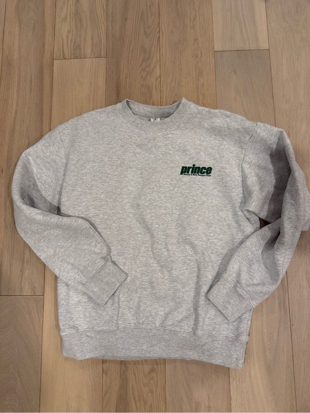 Limited edition Sporty & Rich x Prince collab Crewneck Sweatshirt